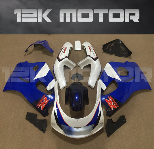 Blue White Fairing Fit For SUZUKI GSXR 600 GSX-R 750 1996-1999