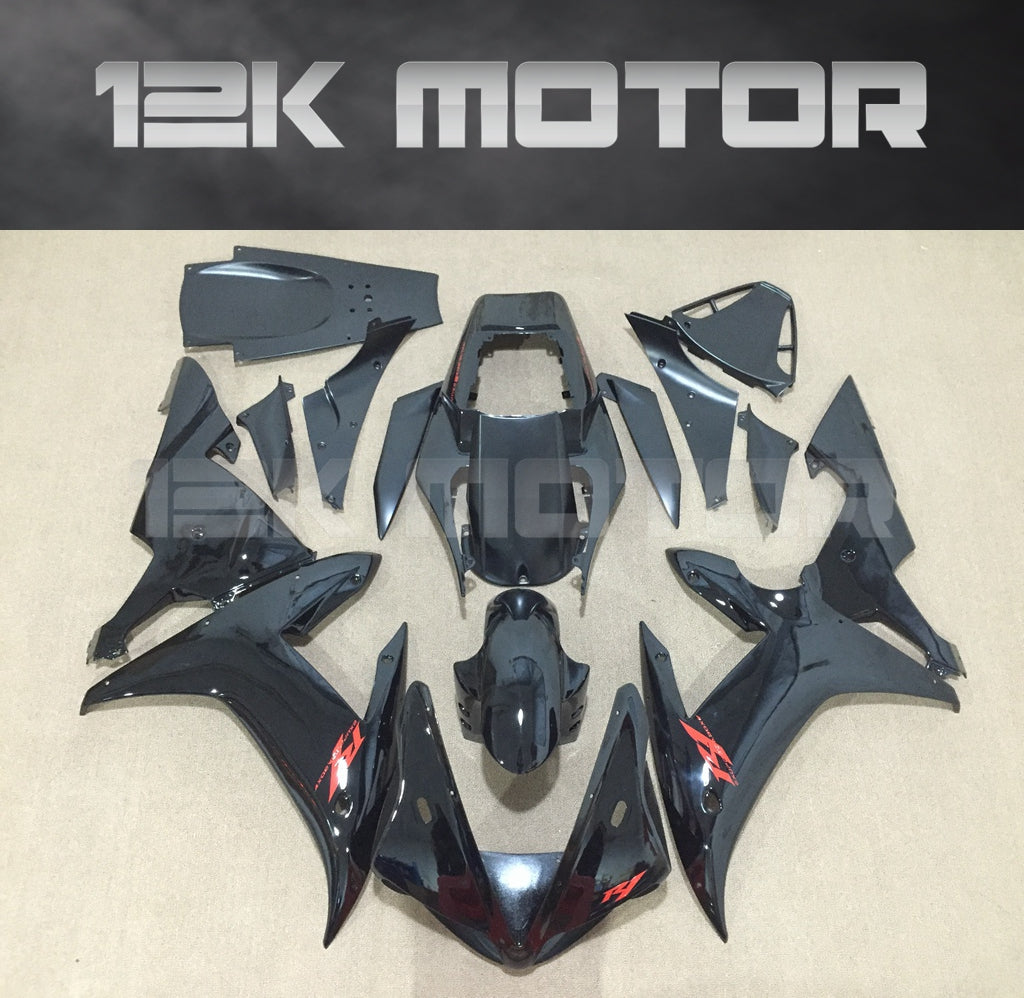 Black Design Fairing For Yamaha R1 2002 2003 Aftermarket Fairing Kit