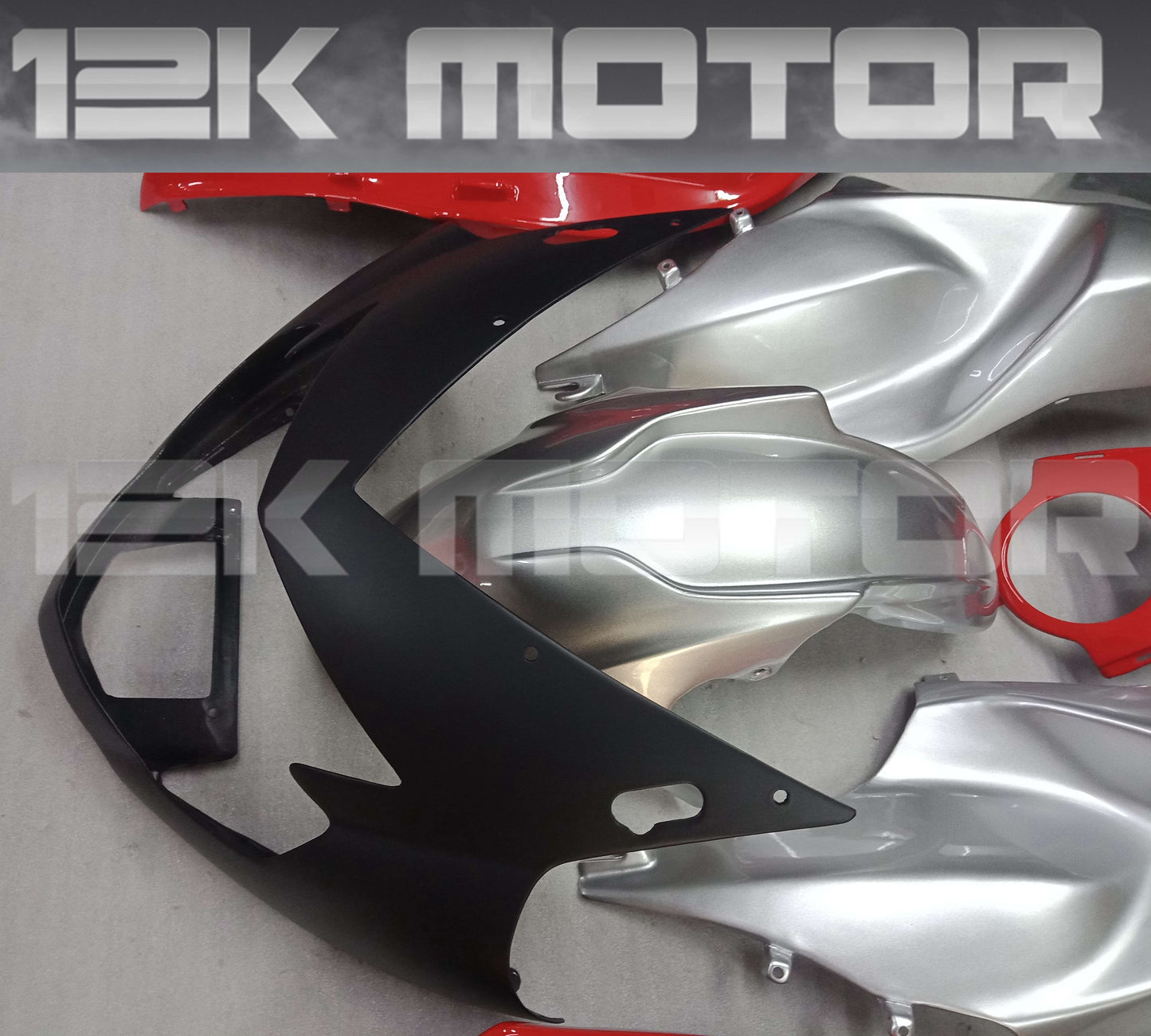 Red Black Silver Fairing Kit For BMW K1200S K1200 2005 2006 2007 2008