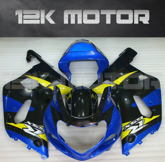 Black and Yellow Fairing Fit For SUZUKI GSXR 600/750 2000-2003 Aftermarket Fairing Kit