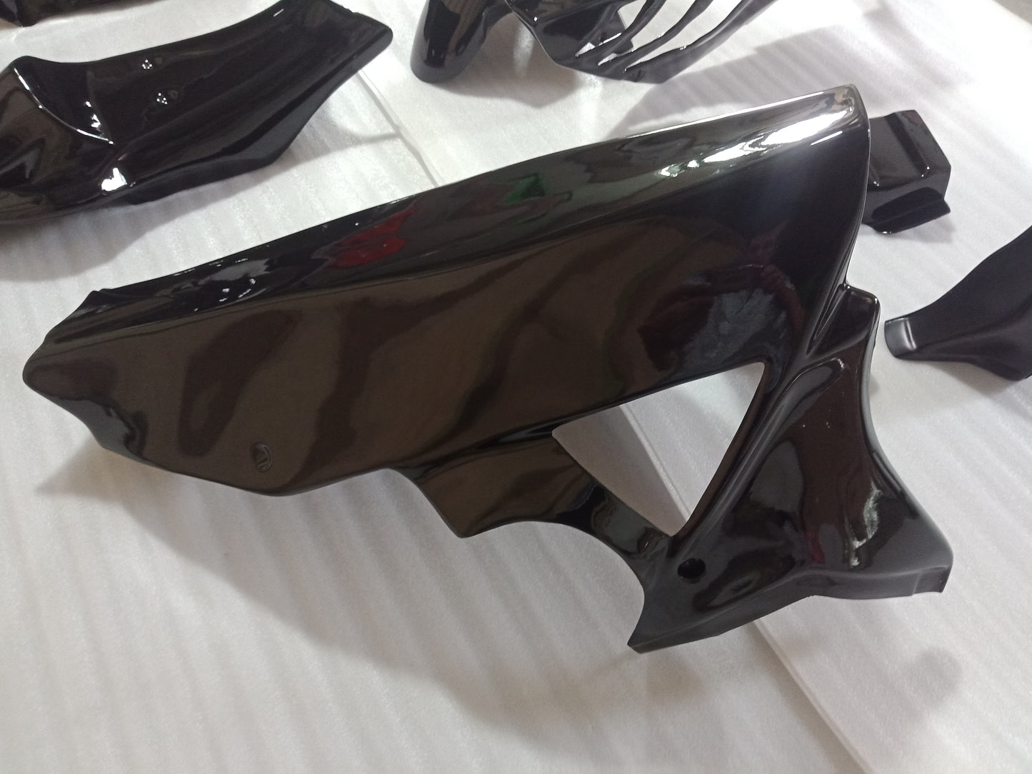 BMW S1000RR Black Race Fairing Kit Fiberglass 2009 2010 2011