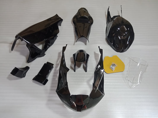BMW S1000RR Black Race Fairing Kit Fiberglass 2009 2010 2011