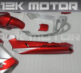 Fit For KAWASAKI ZZR250 Red Silver Fairing Kit