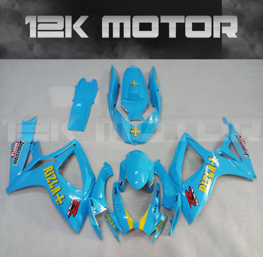 RIZLA Fairing Fit For SUZUKI GSXR 600/750 2006 2007 Aftermarket Fairing Kit