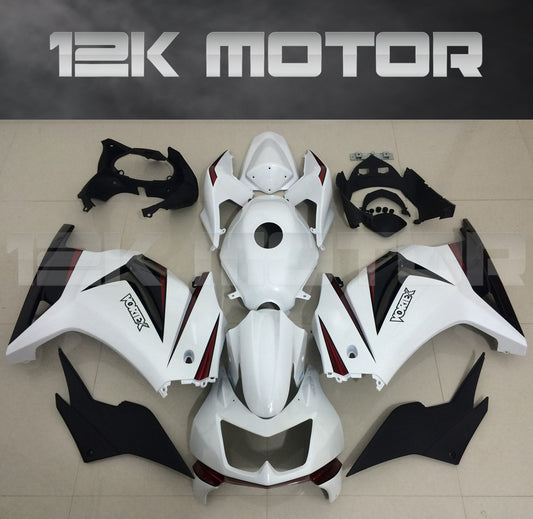 Ninja 250R EX250 2008 - 2012 White Fairing