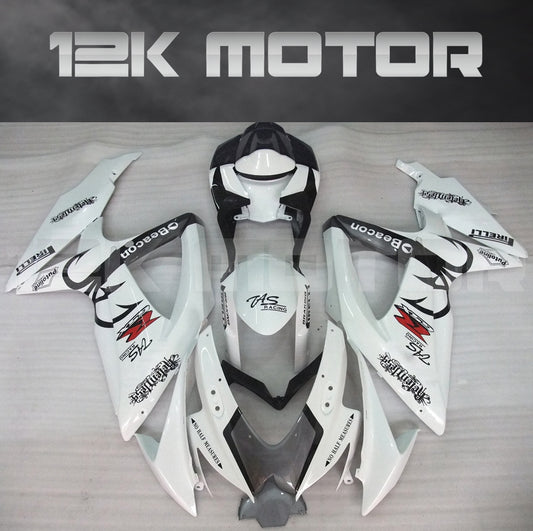White Custom Fairing Fit for SUZUKI GSXR 600/750 2008-2010 Aftermarket Fairing Kit