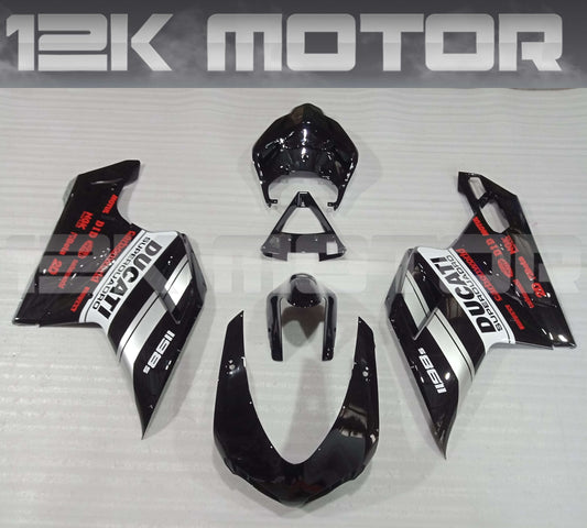 Gloss Black Fairing Kit For Ducati 848 1098 1198