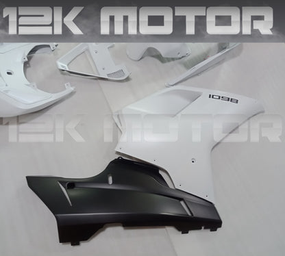 Pearl White Fairing Kit For Ducati 848 1098 1198
