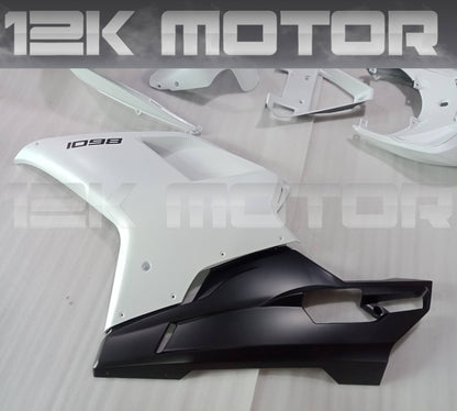 Pearl White Fairing Kit For Ducati 848 1098 1198
