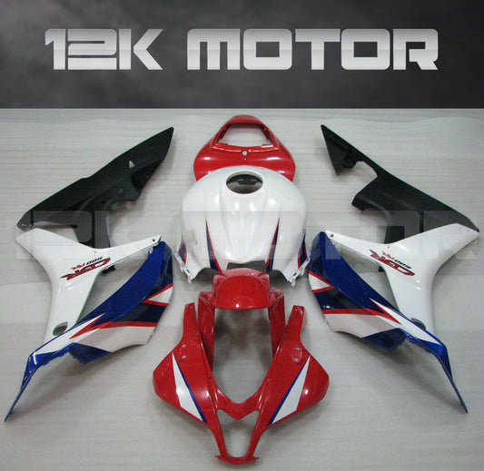 HONDA CBR600RR 2007 2008 Red White Aftermarket Fairing Kit