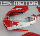 White Red Design Fairing Kit For Ducati 848 1098 1198