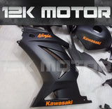 Matt Black with Orange Design Fairing Kit for Kawasaki Ninja 250 EX250 2008 2009 2010 2011 2012