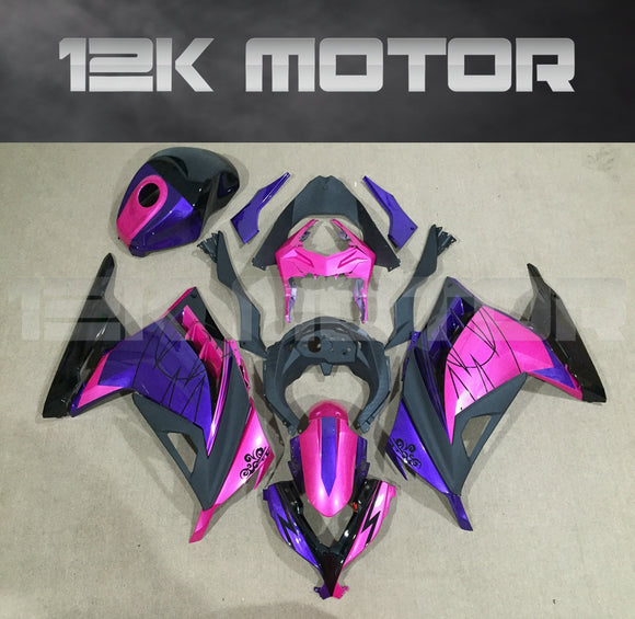 Ninja 300R 2013 - 2017 Purple and Pink Fairing