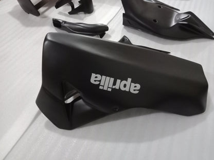 Aprilia RSV4 Black Race Fairing Kit Fiberglass Track Fairing Set 2009-2016