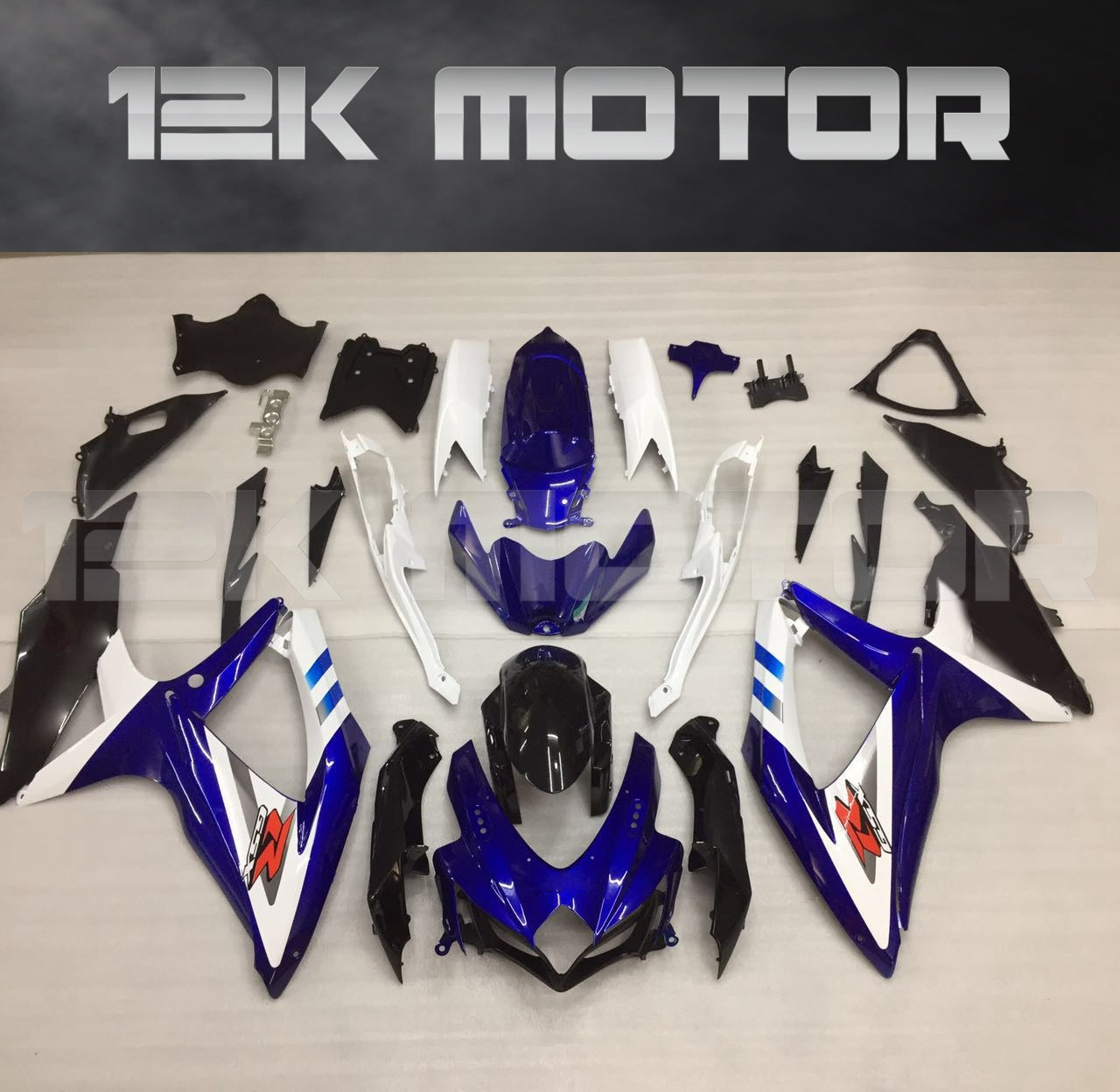 Blue White Design Fairing Fit for SUZUKI GSXR 600/750 2008-2010 Aftermarket Fairing Kit