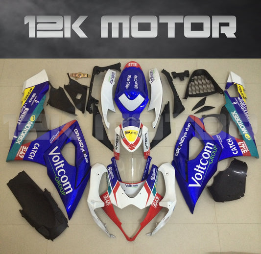 Voltcom Blue Fairing kits Fit for SUZUKI GSXR 1000 2005 2006 Aftermarket Fairing Kit
