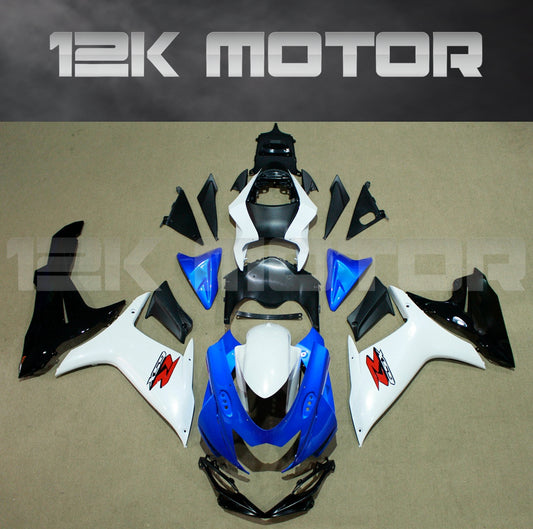 Blue White Fairing Kit for 2011 to 2023 SUZUKI GSXR 600 GSX-R750