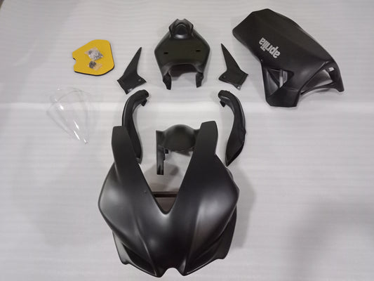Aprilia RSV4 Black Race Fairing Kit Fiberglass Track Fairing Set 2009-2016