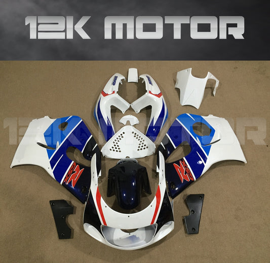 Blue White Scheme Fairing Fit For SUZUKI GSXR 600 GSX-R 750 1996-1999