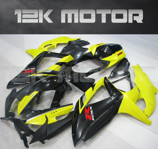 Yellow Black Fairing Fit for SUZUKI GSXR 600/750 2008-2010 Aftermarket Fairing Kit
