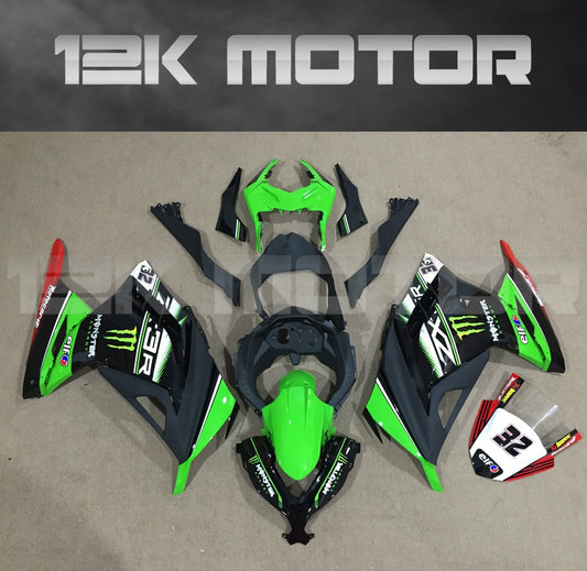 Ninja 300R 2013 - 2017 Green Fairing