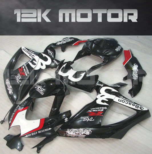 Black Yoshimura Fairing Fit for SUZUKI GSXR 600/750 2008-2010 Aftermarket Fairing Kit