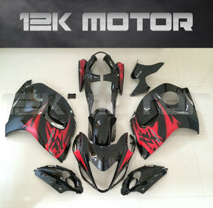 SUZUKI Hayabusa GSX1300R 2008-2018 Black and Red Fairing