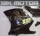 Gloss Black Fairing Kit For KAWASAKI ZZR250 1990 to 2007