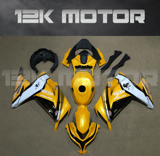 Ninja 300 2013 - 2017 Yellow Fairing Kit Set