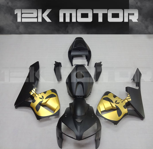 Gold Black Black Fairing Kit For HONDA CBR600RR 2005 2006