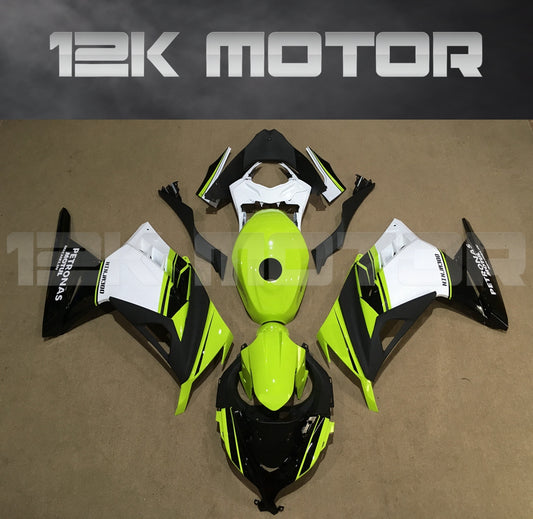 Ninja 300 2013 - 2017 Green White Fairing kits