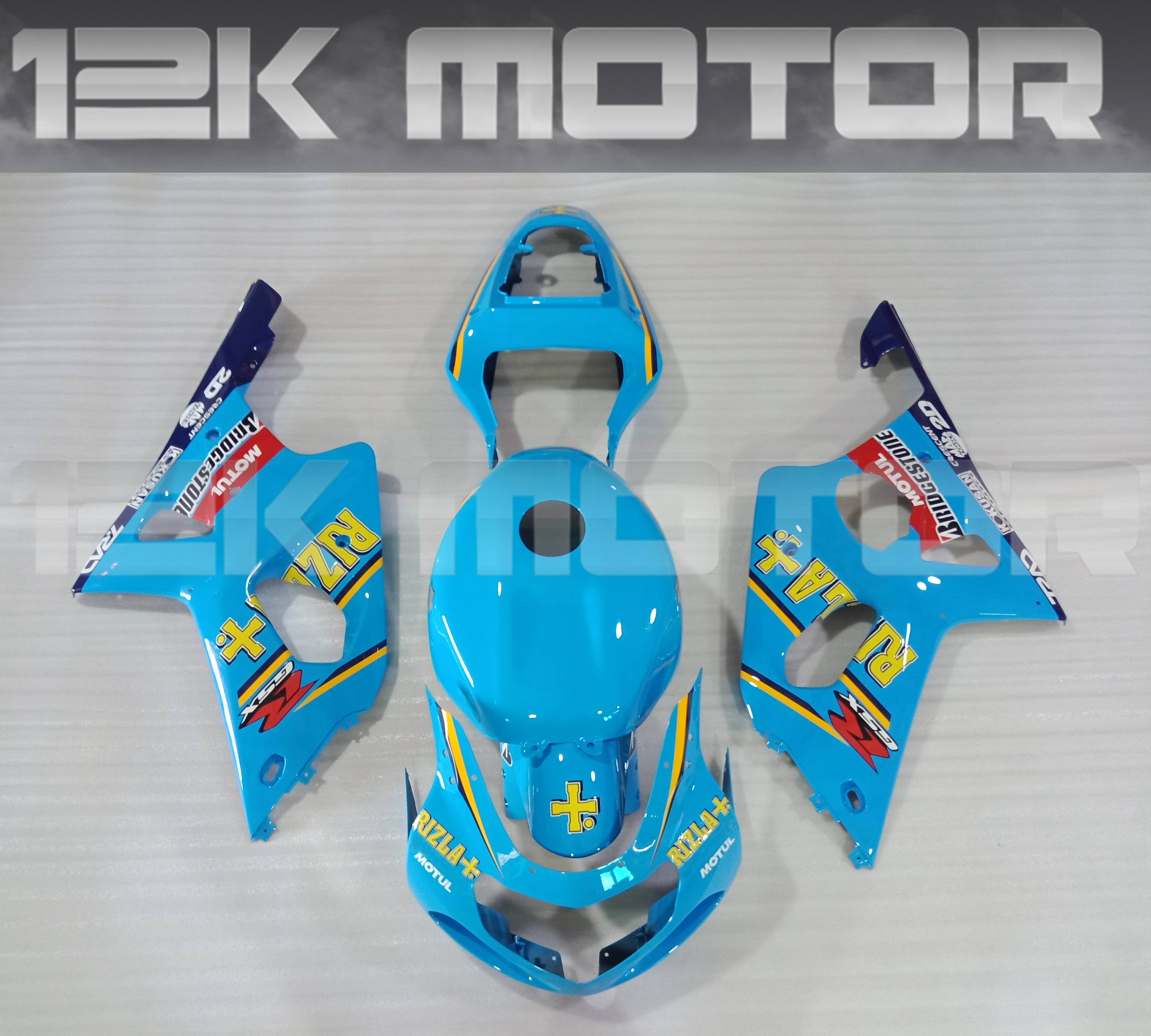 Kit Car Rizla Graphics RIZLA Scheme Fairing Kit for SUZUKI GSX-R 1000 2000 2001 2002 ...