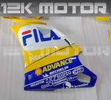 Yellow FILA Design Fairing Kit For Ducati 748 916 996