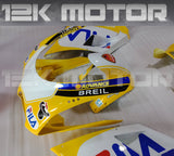 Yellow FILA Design Fairing Kit For Ducati 748 916 996