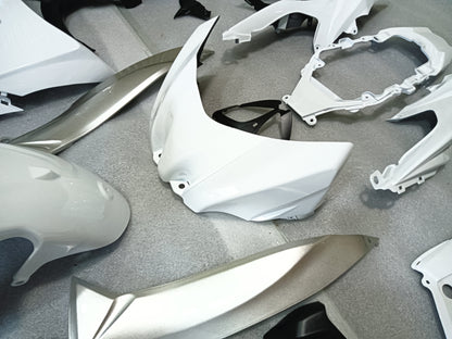 ---AU STOCKING---Factory White Silver Fairing Kit For Suzuki GSXR1000 2009 - 2016