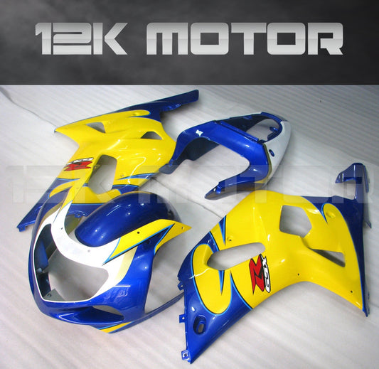 Yellow Design Fairing Fit For SUZUKI GSXR 600/750 2000-2003 Aftermarket Fairing Kit