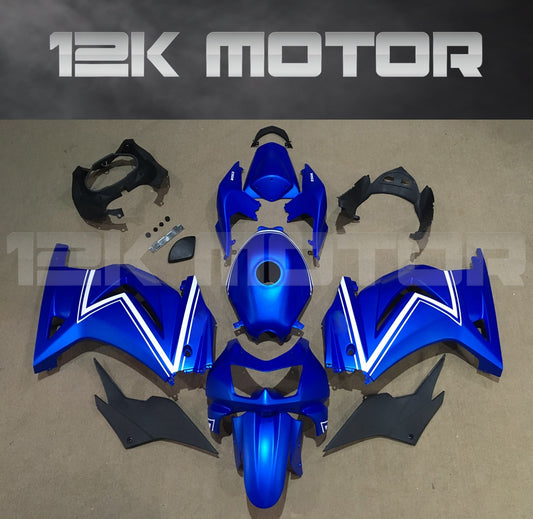 Blue Fairing Kit for Ninja 250R EX250 2008 - 2012