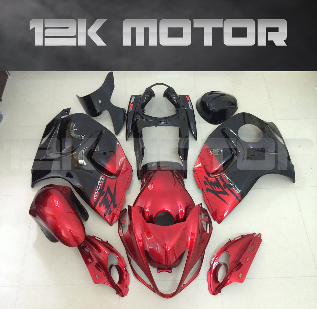 SUZUKI Hayabusa GSX1300R 2008-2018 Black and Red Fairing