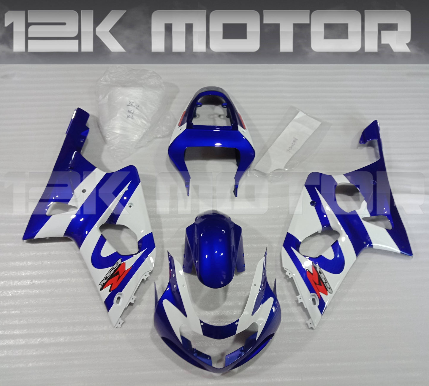 Blue OEM Design Fairing Kit for SUZUKI GSX-R 1000 2000 2001 2002