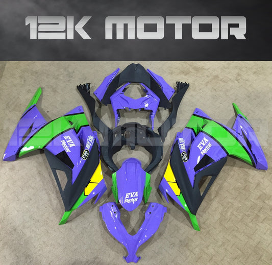 Ninja 300 2013 - 2017 Purple Green Fairing kits