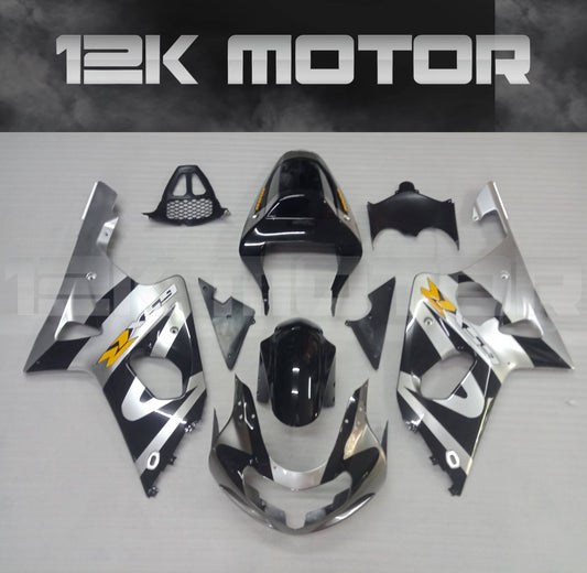 Silver Fairing fit for SUZUKI GSXR 1000  2000 2001 2002 Aftermarket Fairings Kit