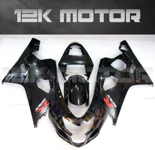 Black OEM Design Fairing Fit For SUZUKI GSXR 600/750 2004 2005 Aftermarket Fairing Kit