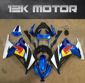 Ninja 300 2013 - 2017 Red Bull Fairing Kit Set