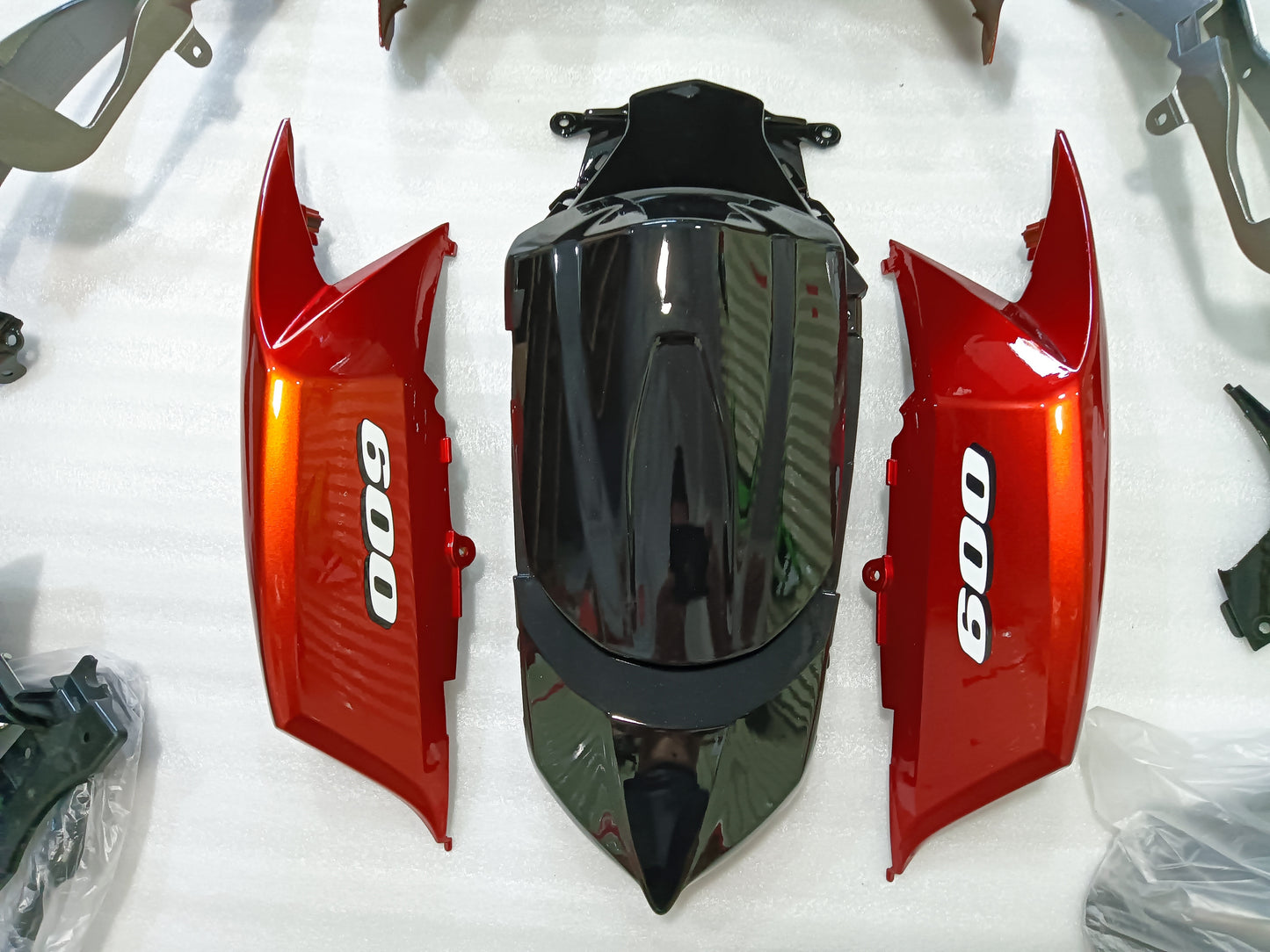 ---AU STOCKING--- Orange Fairing Kit For Suzuki k8 GSX-R 600 GSX-R 750 2008 2009 2010
