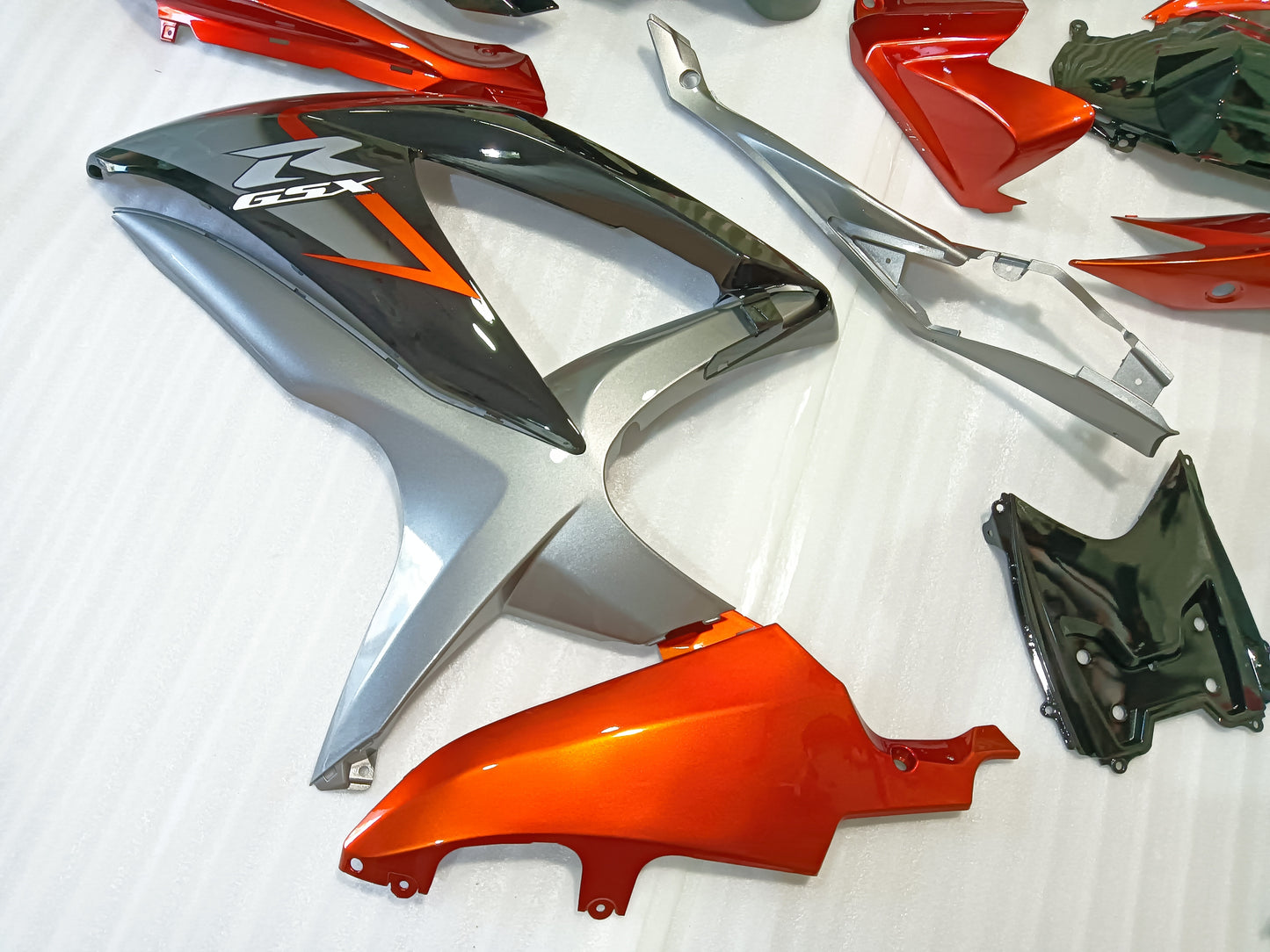 ---AU STOCKING--- Orange Fairing Kit For Suzuki k8 GSX-R 600 GSX-R 750 2008 2009 2010