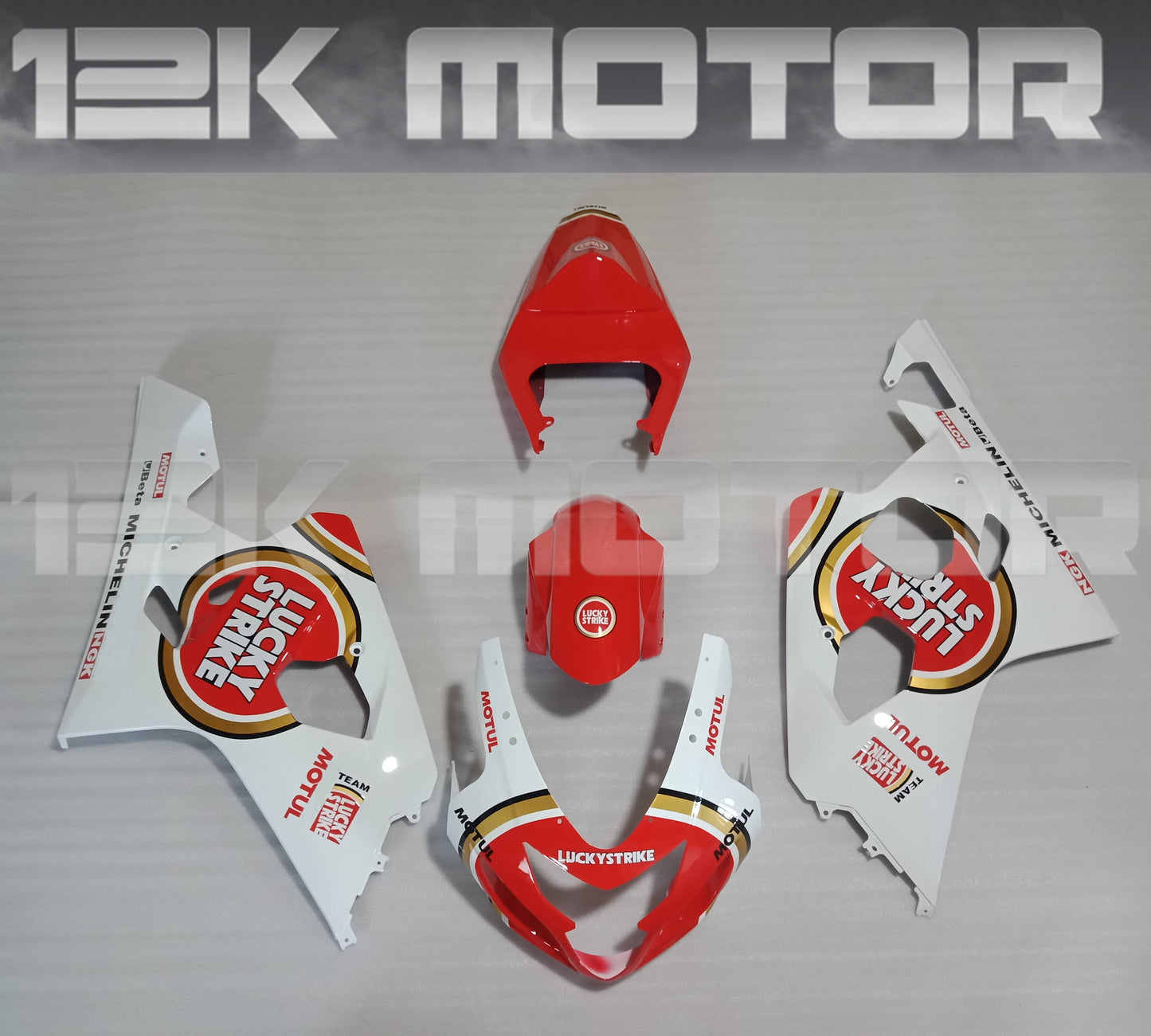 Lucky Strike Fairing Kit For SUZUKI GSXR 600/750 2004 2005