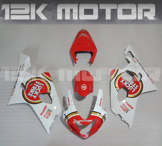Lucky Strike Fairing Kit For SUZUKI GSXR 600/750 2004 2005