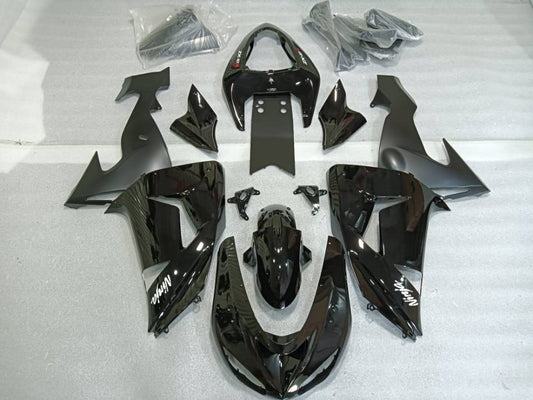 ---AU STOCKING---Black Fairing Kit For KAWASAKI ZX10R 2006 2007