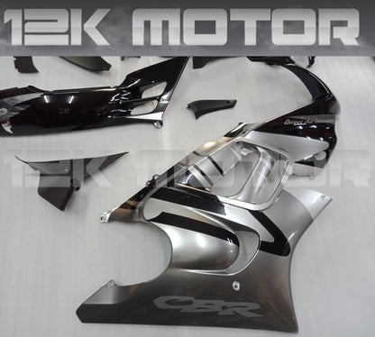 Black Silver Fairing kits Fit HONDA CBR600F 1995 1996 1997 1998