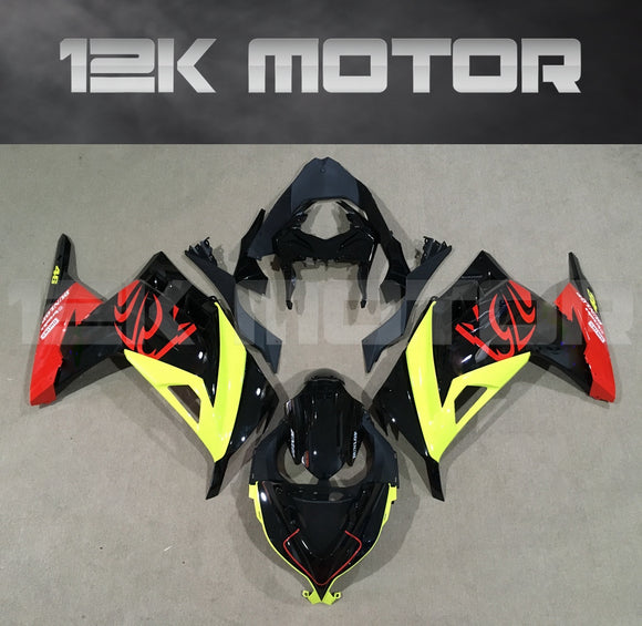 Black Yellow Red Fairing Kit For Kawasaki Ninja 300 Fairings 2013 2014 2015 2016 2017 Aftermarket
